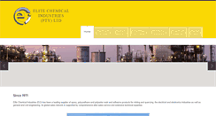 Desktop Screenshot of elitechemical.co.za